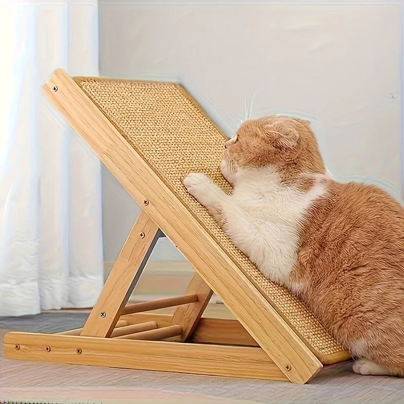 Sturdy Sisal Cat Scratching Post - Sofa-Safe Design, Durable Natural Sisal Material Promotes Healthy Nail Care and Furniture Protection, Ideal Gift for Cats, Simple Pet Accessory, Safe Pet Material, a Must-Have for Pet Lovers